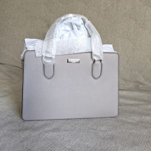 Kate Spade Laurel Way Reese Satchel Handbag in Soft Taupe